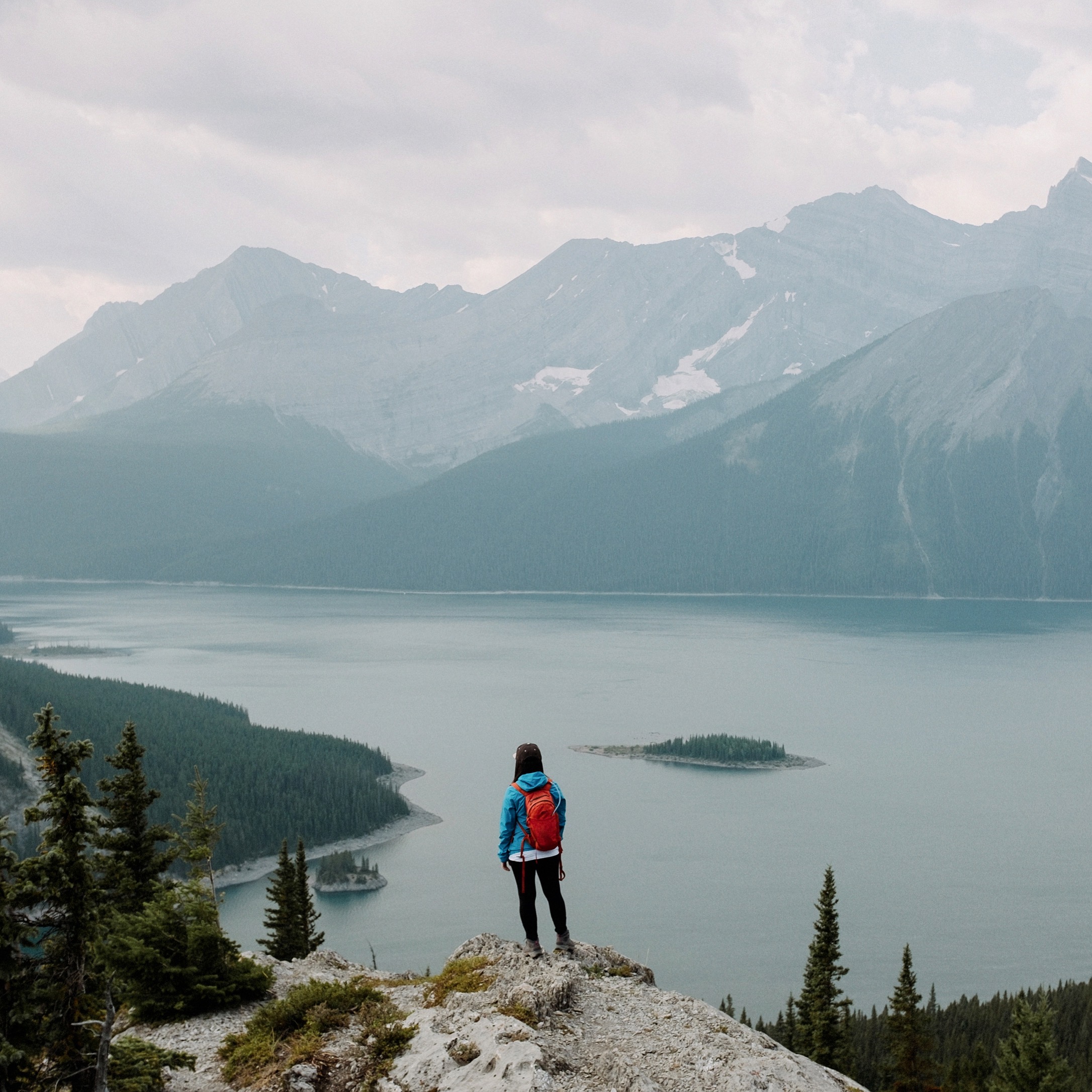 Hiking in the mountains