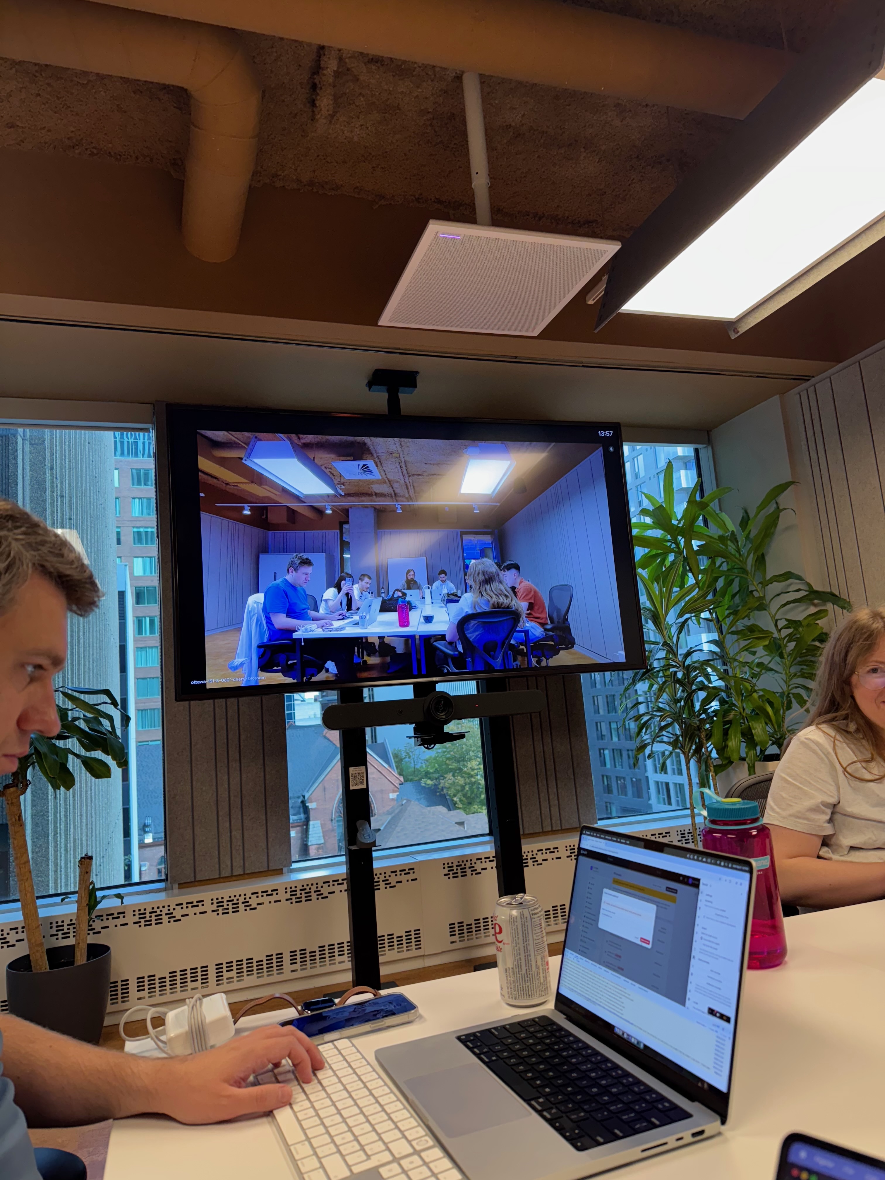 The Domains team at a three-day on-site in Ottawa